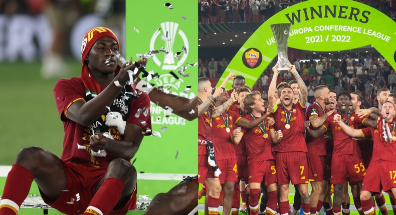 Afena-Gyan becomes first Ghanaian footballer to win Europa Conference League