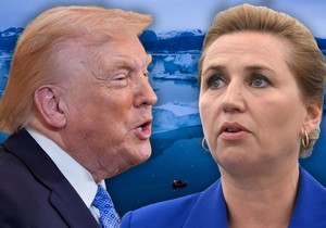 Donald Tramp Mete Frederiksen Grenland