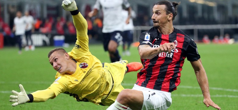 Ibrahimovic dwa razy umieścił piłkę w bramce Skorupskiego [WIDEO]