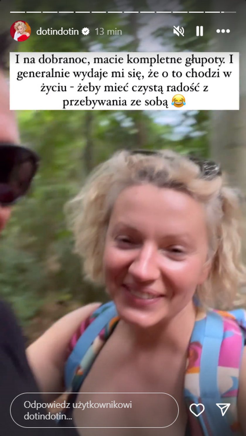 Dorota Szelągowska z ukochanym.