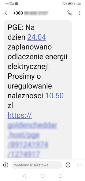 Fałszywe sms-y