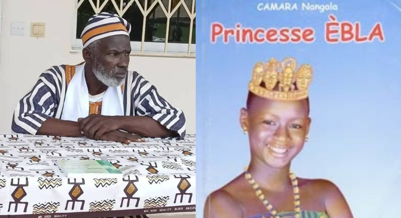 Camara Nangala et son livre Princesse Ebla