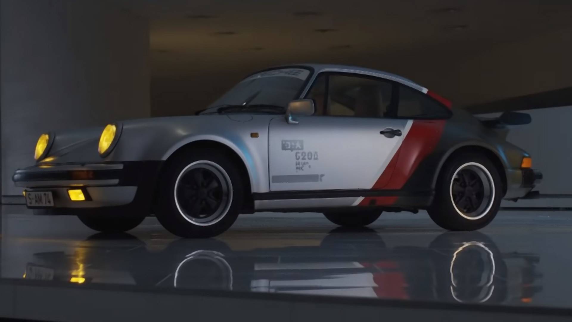 100-letnie Porsche w Cyberpunku 2077. Zostało odtworzone specjalnie do polskiej gry
