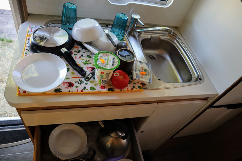 Uporałam się z naczyniami!