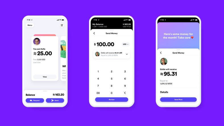 Une capture d'&eacute;cran de l'application Libra (Facebook) 