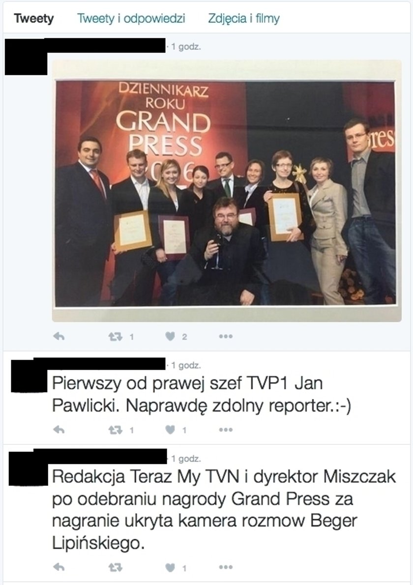 Jan Pawlicki z resztą zespołu "Teraz My"