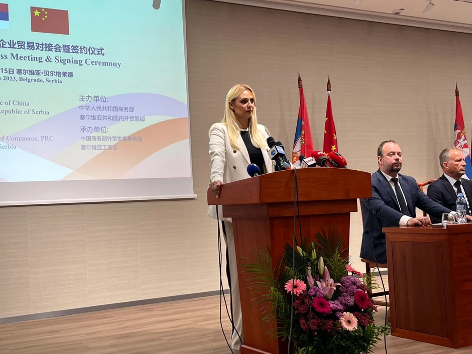 Tanasković:  Kruna tog prijateljstva Srbije i Kine u ekonomskim odnosima biće potpisivanje Sporazuma o slobodnoj trgovini