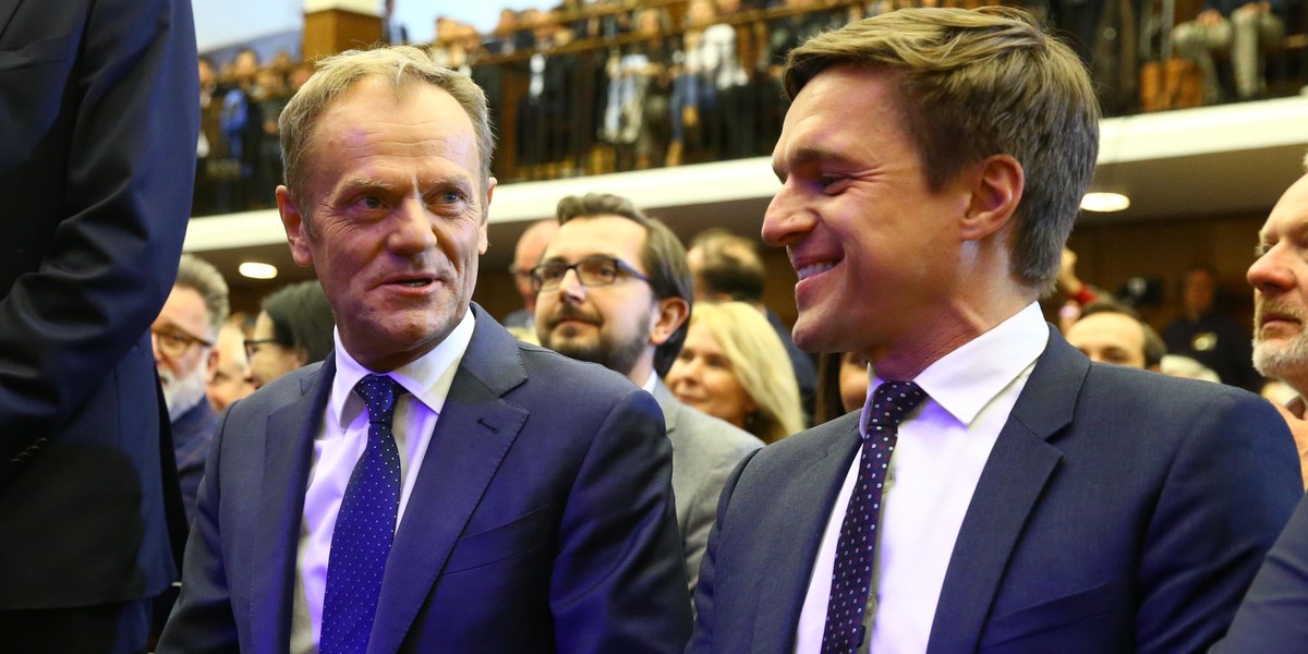 Donald Tusk i Leszek Jażdżewski