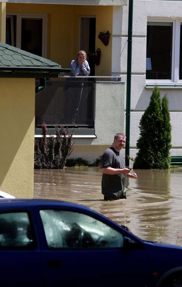 PIASECZNO PO BURZY PODTOPIENIA