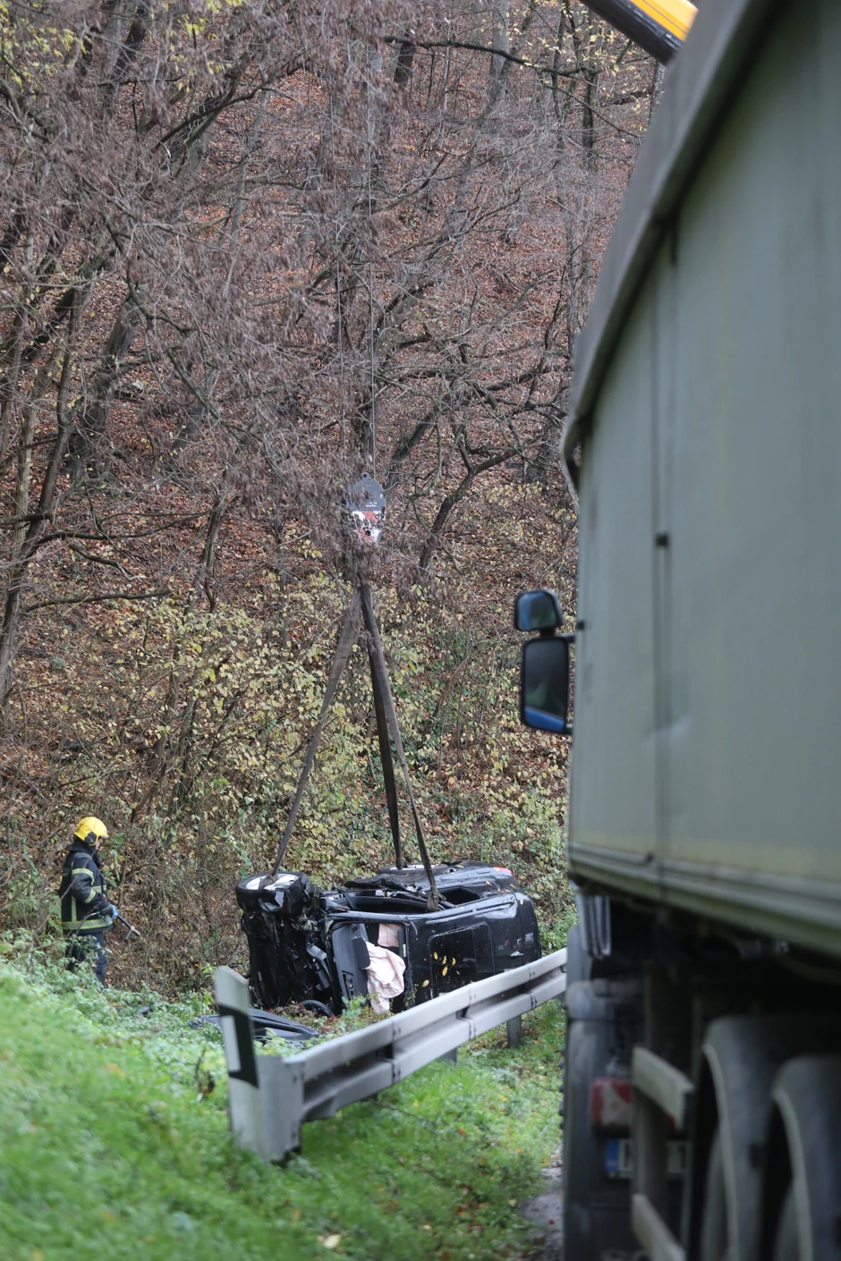 Izvlačenje auta u kojem je bila nestala Ana Radović