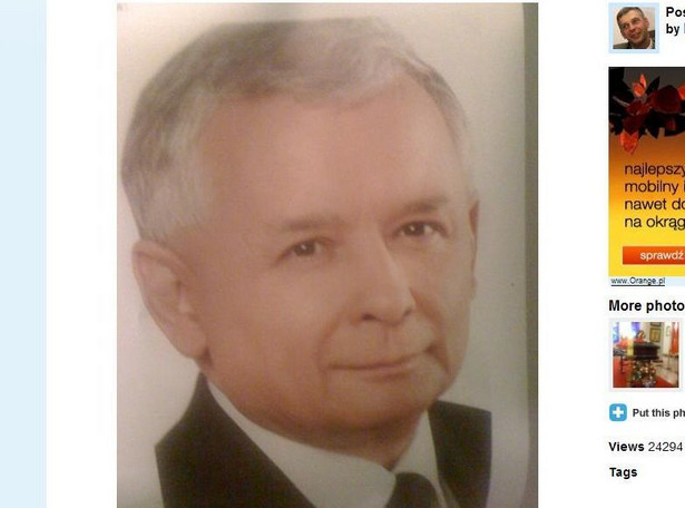 Oto Kaczyński z wyborczego plakatu