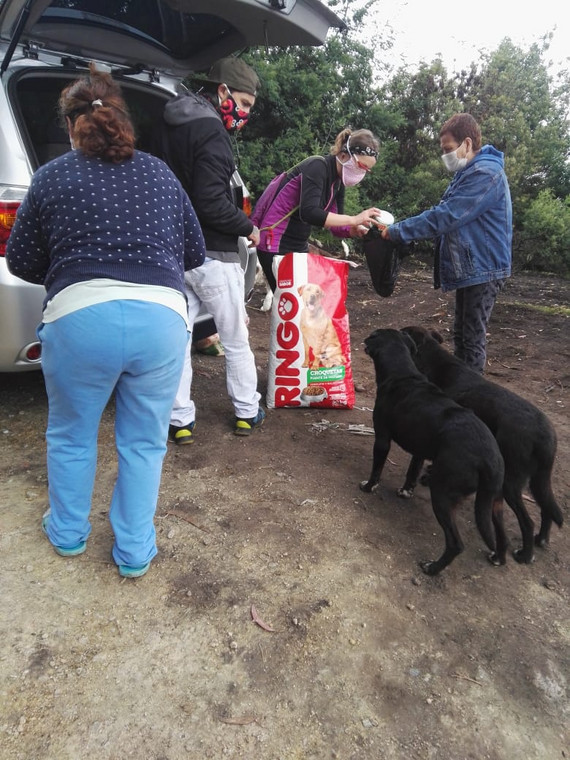 Funkcjonariusze polskiej ambasady w Kolumbii pomogli w rozwożeniu paczek
