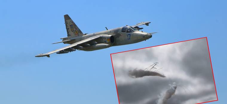 Akcja pilotów z Ukrainy, która przejdzie do historii. Nagrania dwóch Su-25 podbijają sieć