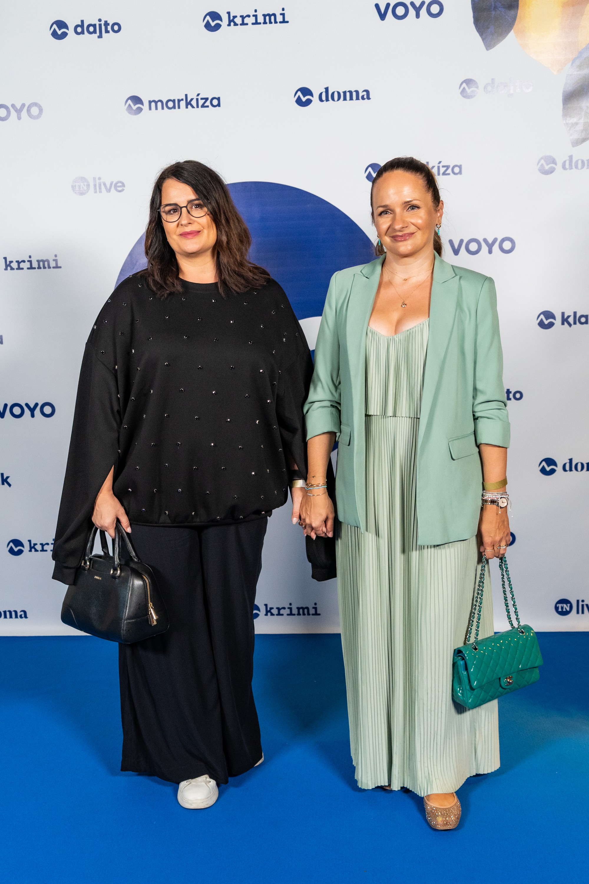 Letná párty TV Markíza - Petra Polnišová a Zuzana Kubovčíková Šebová.