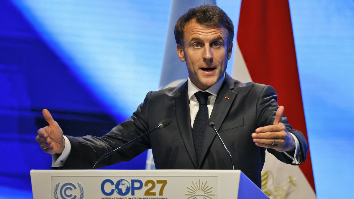 Macron wzywa do "ogromnego wstrząsu" w finansowaniu działań klimatycznych