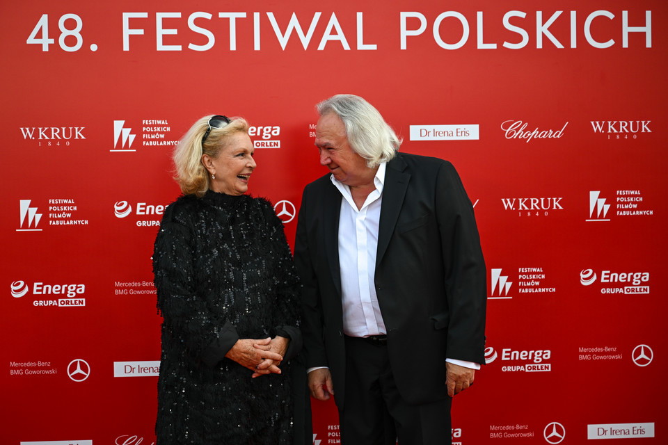 Ewa Wiśniewska, Andrzej Serdiukow na gali zakończenia 48. Festiwalu Polskich Filmów Fabularnych w Gdyni
