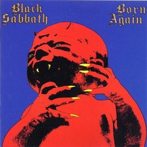Okładka płyty "Born Again" Black Sabbath (1983)
