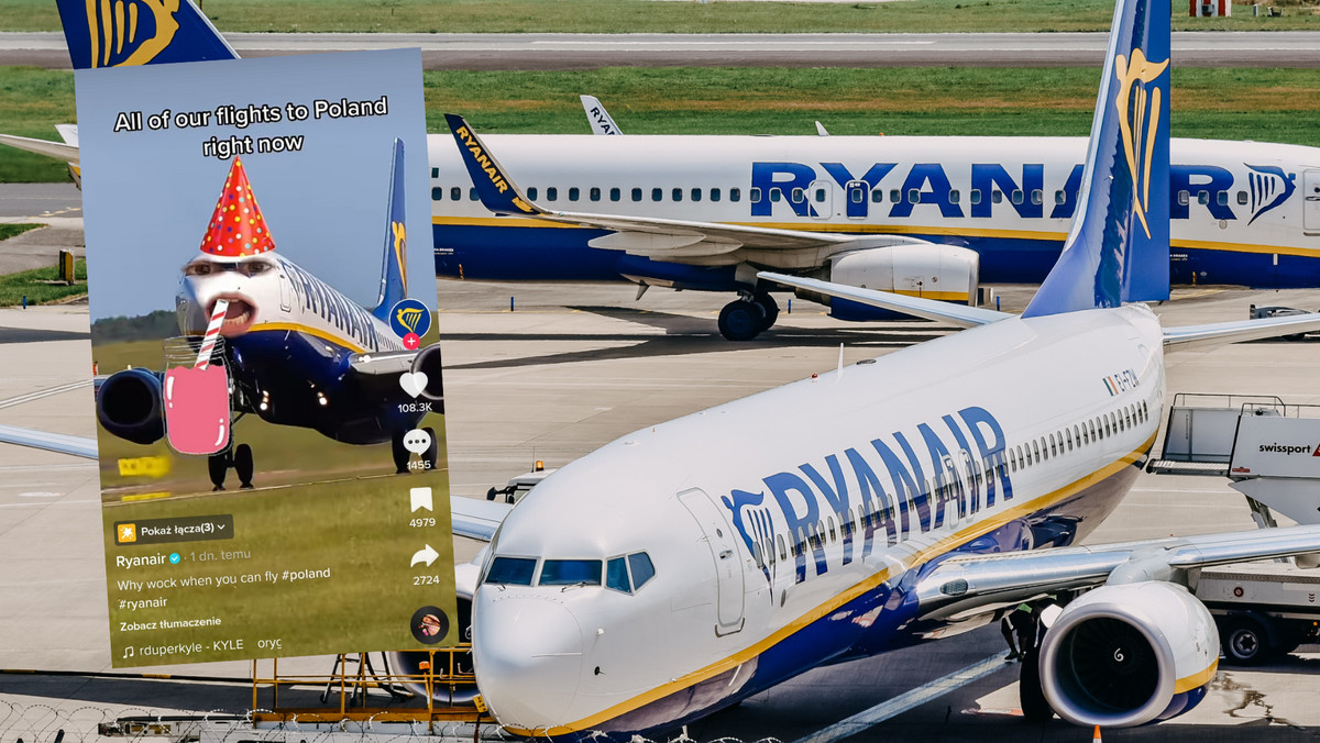 Ryanair zaskakująco o Polsce. Sześć sekund filmiku i posypały się komentarze