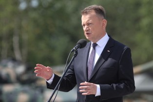 Błaszczak w USA: Wzmocniona wschodnia flanka to najlepsza odpowiedź na obecność Wagnerowców na Białorusi