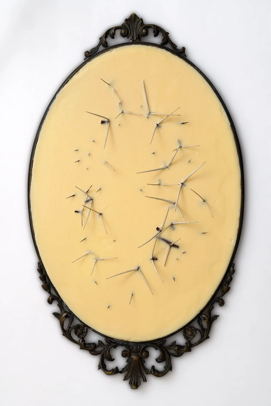 Silvija Đambrone, Mirror no. 34, 2023, Bronze, resin, wax, and acacia thorns, The Farnesina Collection, Rome