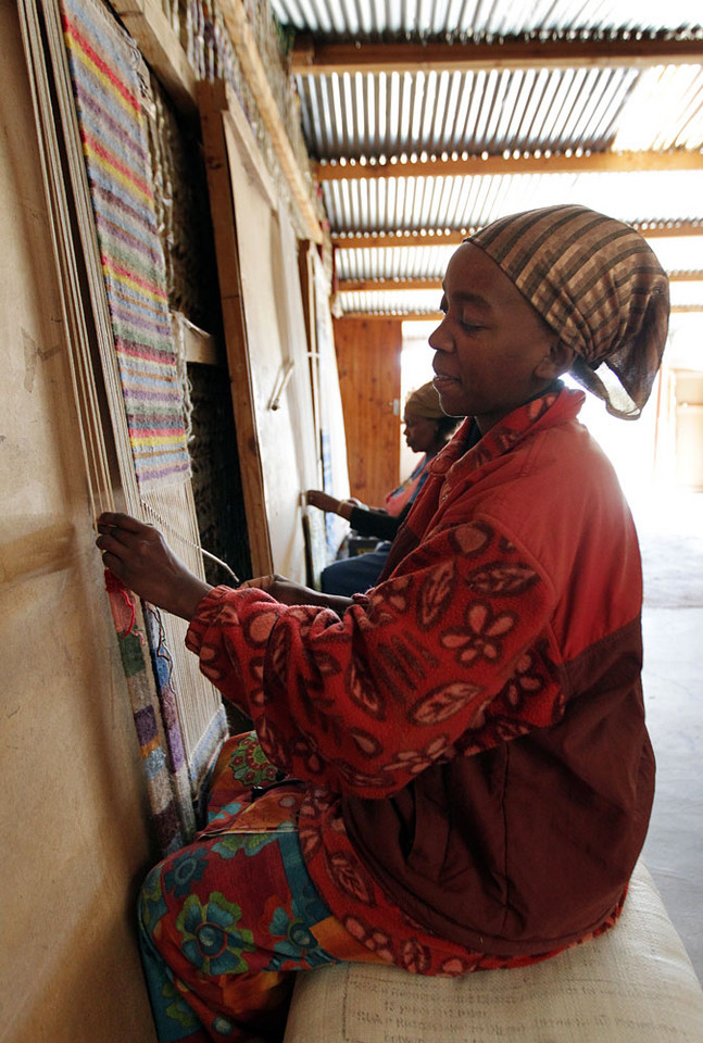 Lesotho - świadome tkaczki