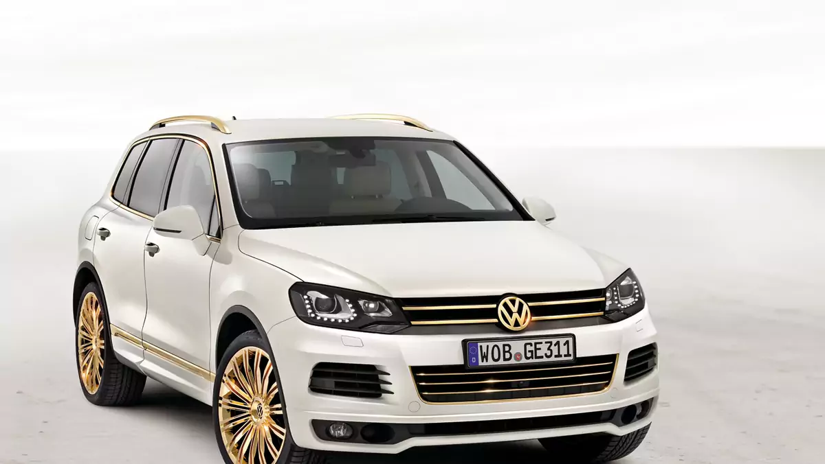 Złoty Volkswagen Touareg dla szejka