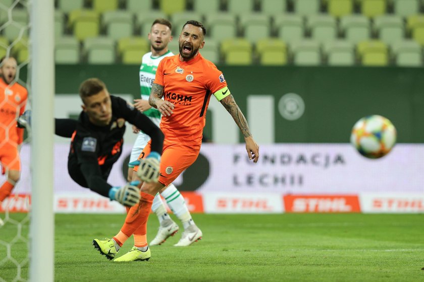 Pilka nozna. PKO Ekstraklasa. Zaglebie Lubin - Rakow Czestochowa. 10.11.2019