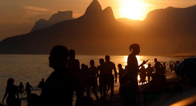 A record for perceived temperature was broken in Rio de Janeiro [PAP/Antonio Lacerda]