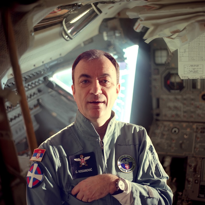 Goran Kosanović kao kosmonaut