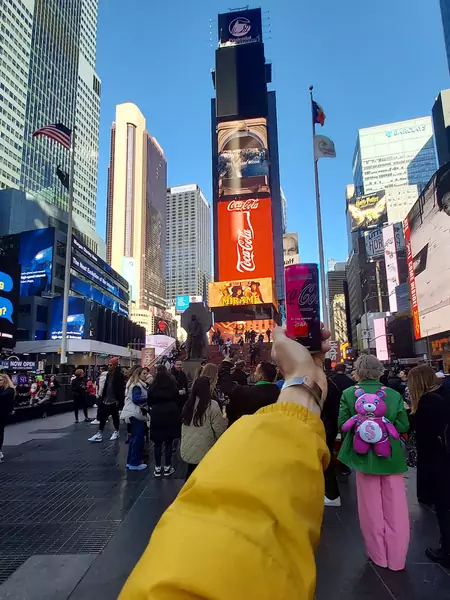 Premiera smaku Coca-Cola Movement Zero Cukru na placu Times Square