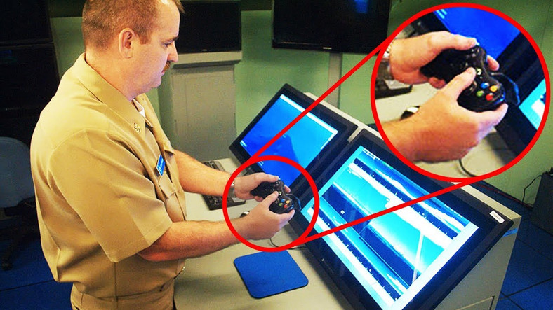 Kontrolerów od Xboksa 360 używa się np. do operowania niektórymi systemami okrętów podwodnych w U.S. Army