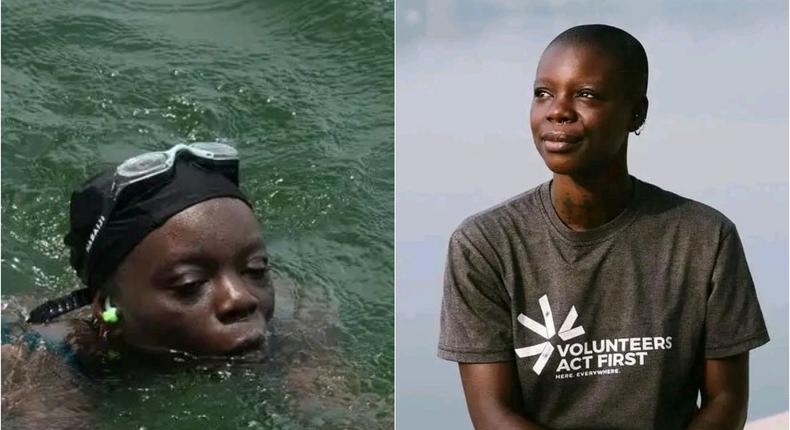 Ghana’s Yvette Tetteh makes history by swimming 450km across Volta River
