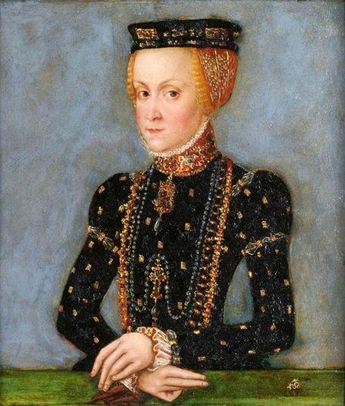 Anna Jagiellonka / ryc. Lucas Cranach Młodszy, Wikimedia Commons, public domain