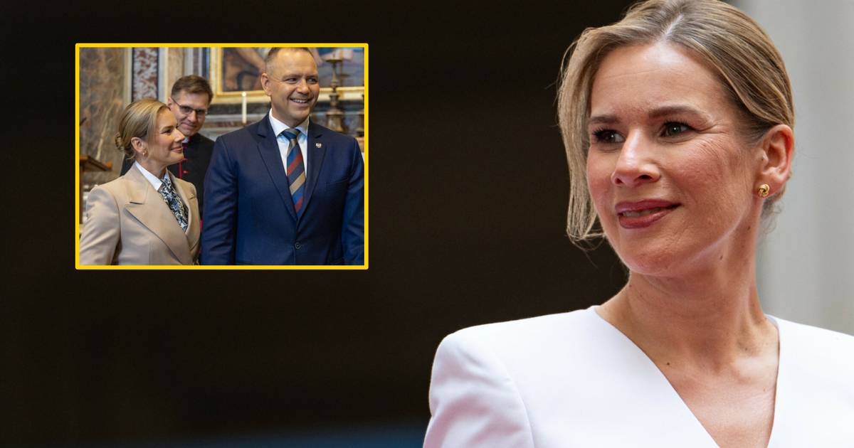 Marta Nawrocka postawiła na jasny garnitur. Stylista porównał ją do księżnej Diany