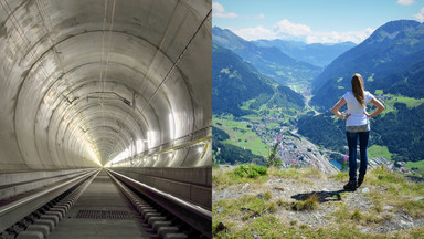 Wielka dziura w Szwajcarii, czyli na skróty przez Alpy