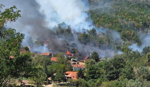 Požar u vikend naselju Bovansko jezero