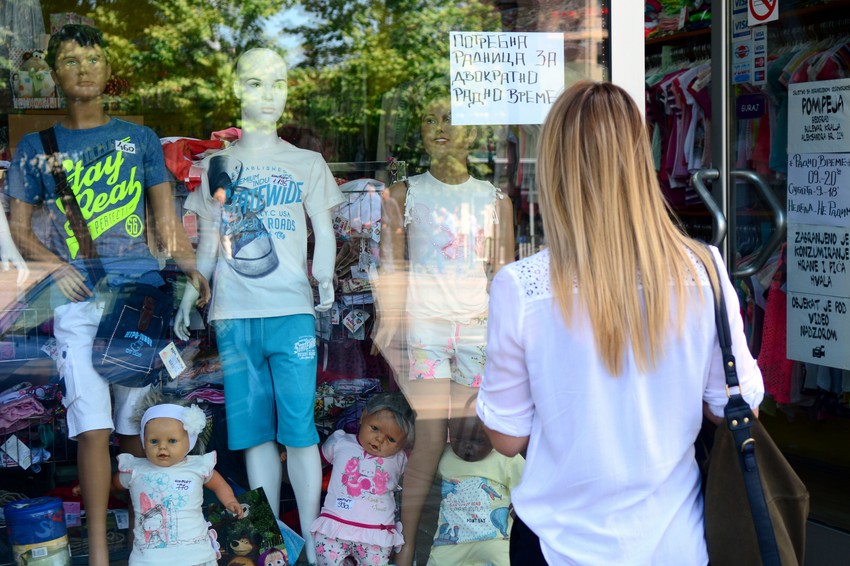 Izlozi u Bulevaru kralja Aleksandra