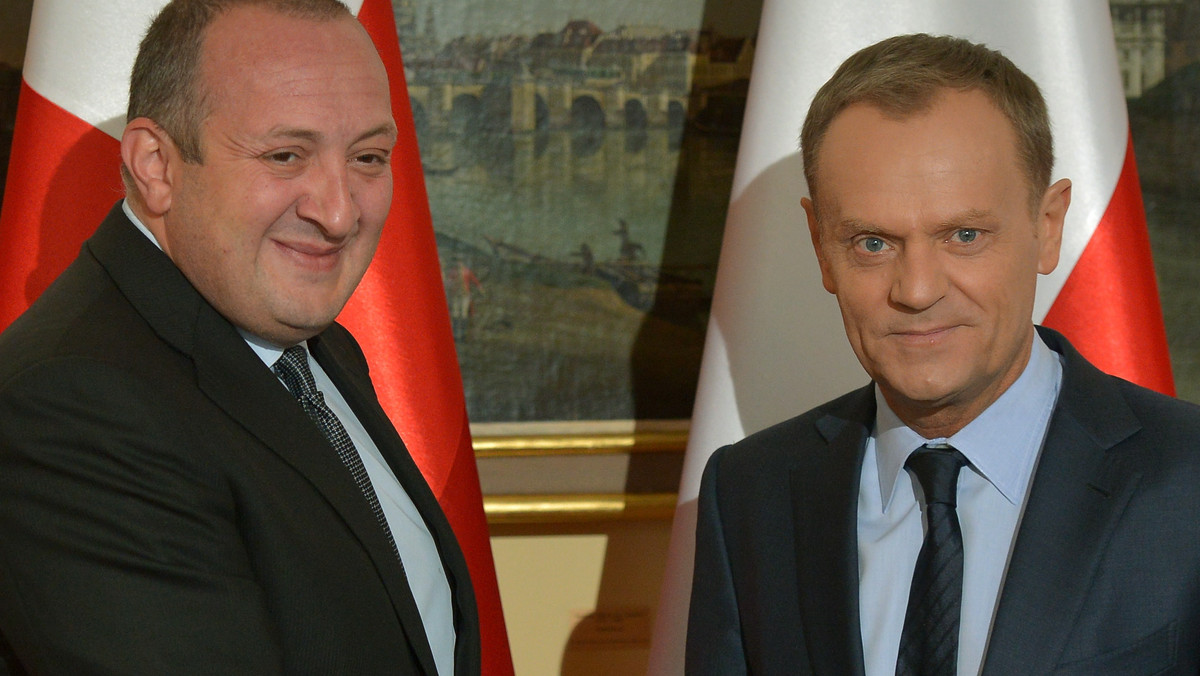 O polsko-gruzińskich relacjach, a także o współpracy Gruzji z Unią Europejską rozmawiali w czwartek w Warszawie premier Donald Tusk z prezydentem Gruzji Giorgim Margwelaszwilim, który przebywa w Polsce z dwudniową wizytą.