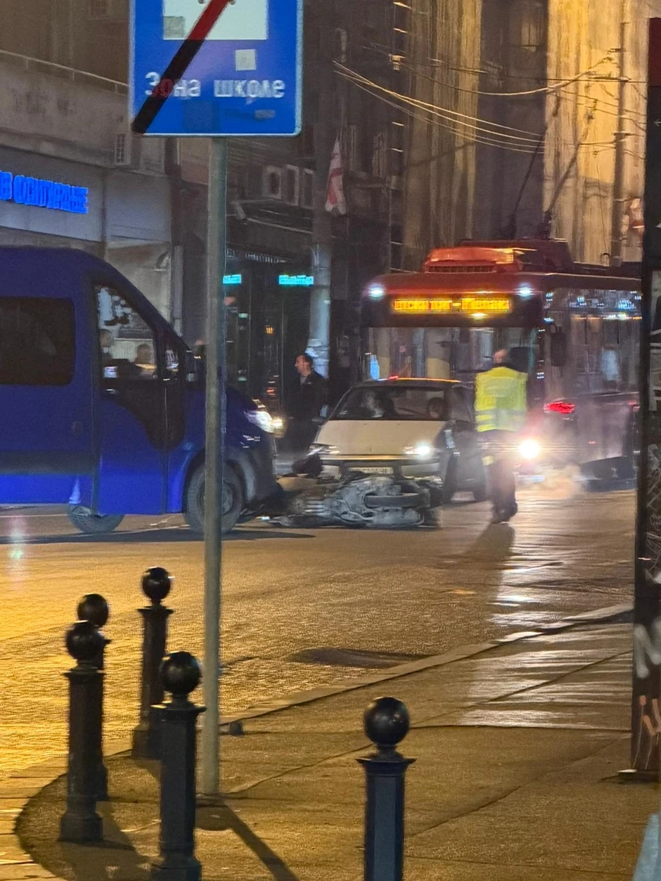 Saobraćajna nezgoda na Vračaru