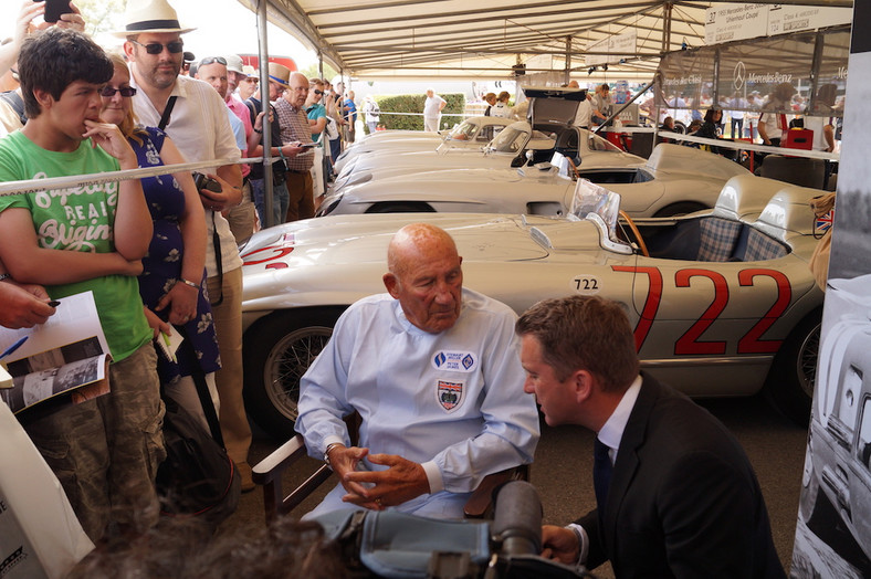 Stirling Moss w Goodwood 2015