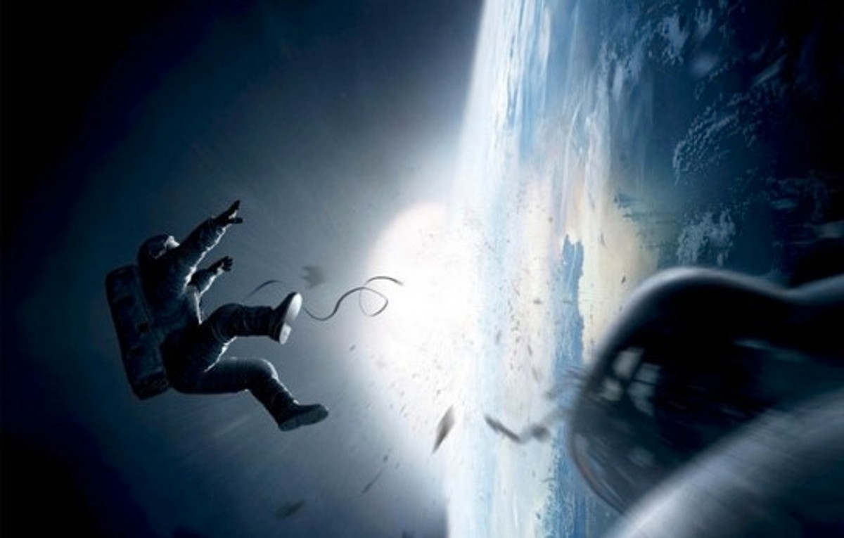 Sandra Bullock i George Clooney samotni w kosmosie