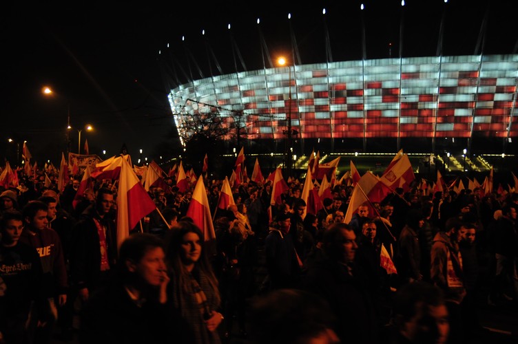 Marsz Niepodległości. Fot. Maciek Suchorabski