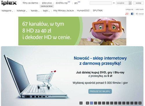 Iplex to znana marka w polskiej sieci i nie dziwne, że chce tę swoją popularność wykorzystać do sprzedaży w sieci produktów 