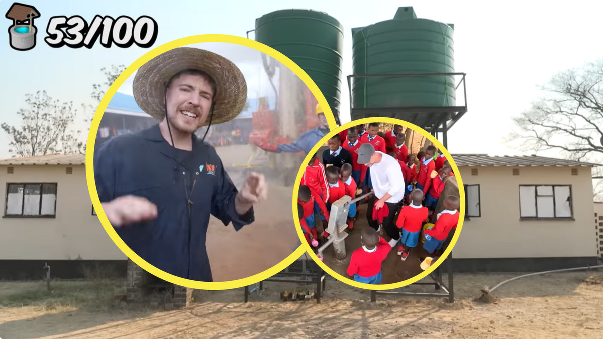 Youtuber MrBeast wybudował 100 studni w Afryce. "Ktoś musi się tym zająć"