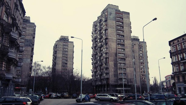 Wrocław blokowisko bloki budynki