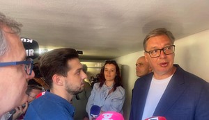 Vučić u vinariji Bora