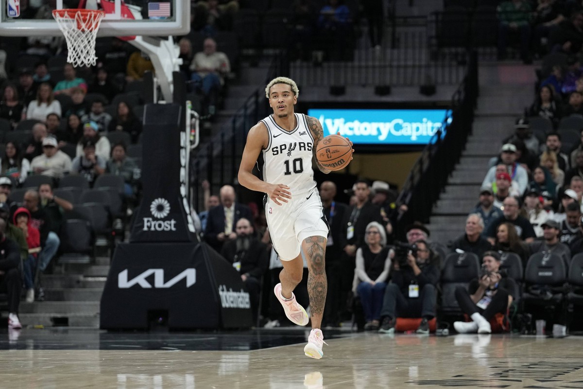 Jeremy Sochan zdobył zaledwie pięć punktów
