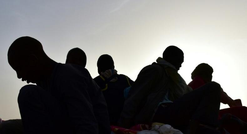 Many migrants from sub-Saharan Africa are driven through southern Libya in trucks to the northern coast where they later attempt the perilous Mediterranean crossing to Italy