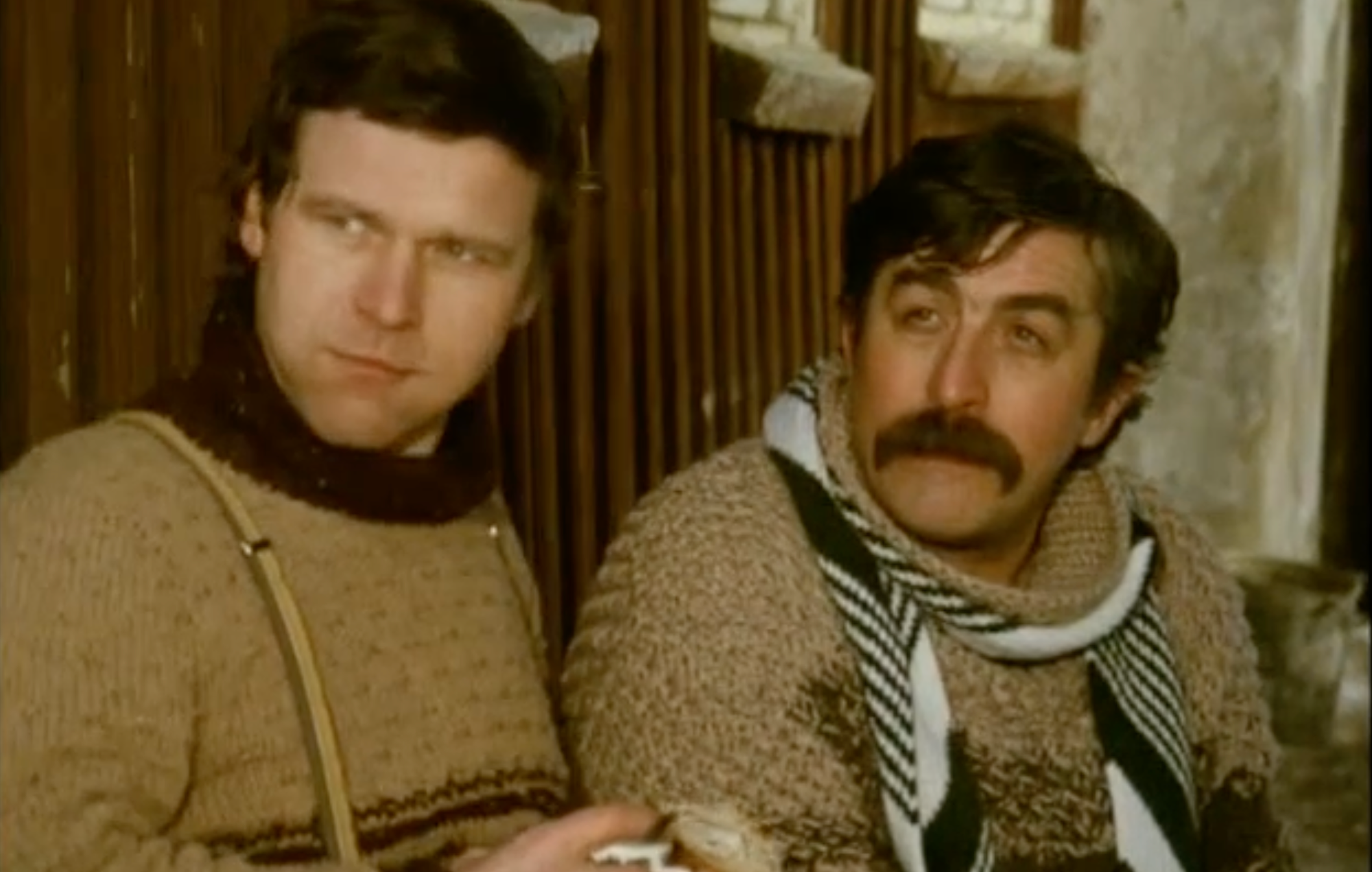 Július Satinský a Václav Postránecký vo filme S tebou mě baví svět.