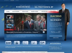 Strona Komorowskiego nie znalazła serwera